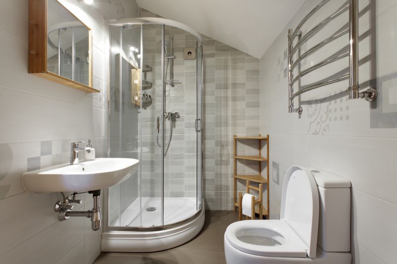 Contemporary Shower Area